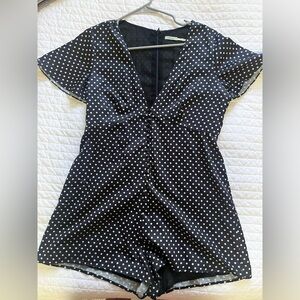 Polka dot romper!
